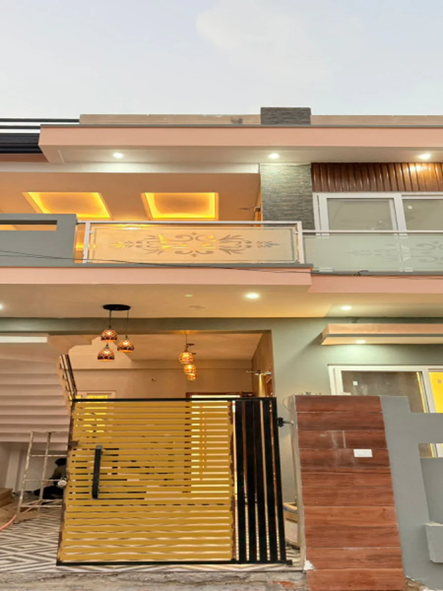 G+1 Duplex with Lit Facade, Prayagraj